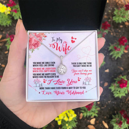 Heartfelt Gift for Wife from Husband - Romantic Jewelry for Special Occasions & Valentine’s Day - Eternal Hope Necklace