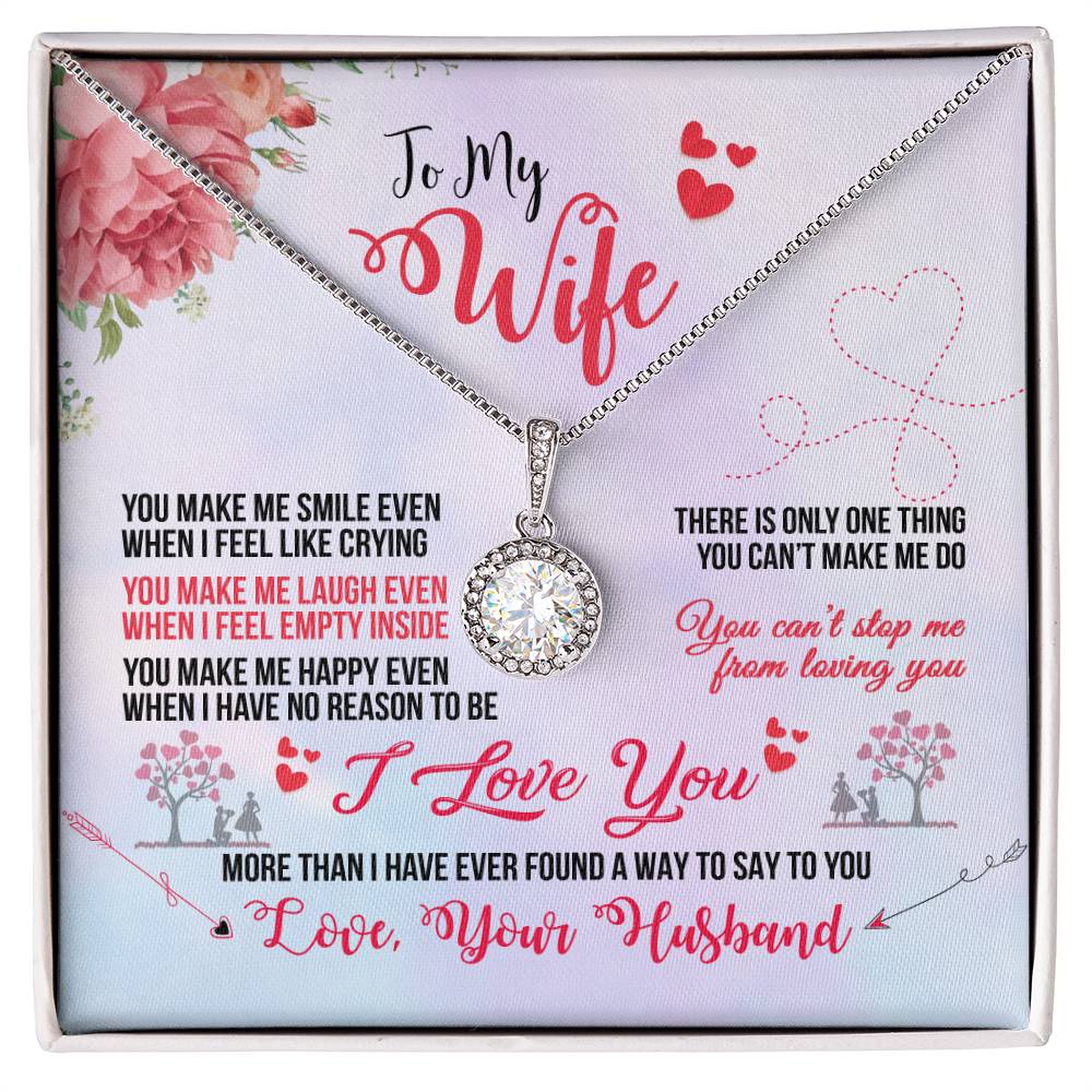 Heartfelt Gift for Wife from Husband - Romantic Jewelry for Special Occasions & Valentine’s Day - Eternal Hope Necklace