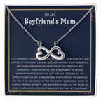To My Boyfriend's Mom Gift - Your Wonderful Son - Endless Love Necklace