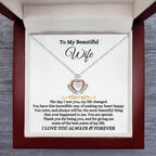 Valentine’s Day Gift for Wife - Emotional Jewelry from Husband for Anniversary Too - Crown Pendant Necklace