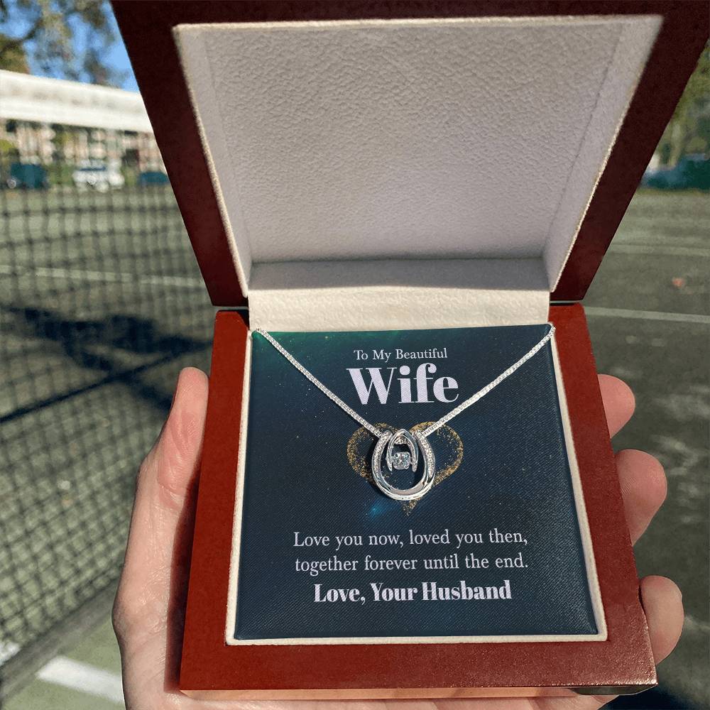 Perfect Gift for Wife - Meaningful Jewelry from Husband for Any Occasion Including Valentine’s Day - Lucky In Love Necklace