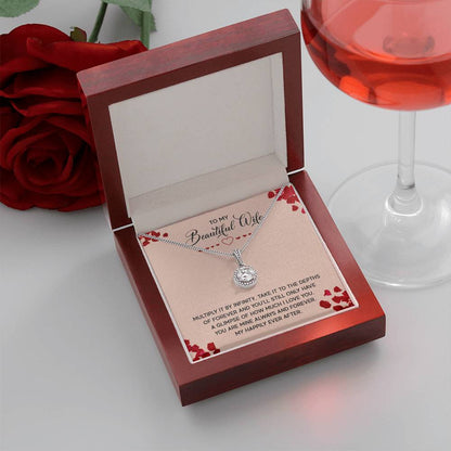 Valentine’s Day Gift for Wife - Emotional Jewelry from Husband for Anniversary Too - Eternal Hope Necklace