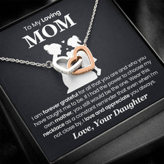 Elegant Jewelry for Mom, Meaningful Necklace Gift from Son or Daughter, To My Loving Mom