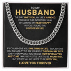 Husband Cuban Link Chain – Birthday & Anniversary Gift from Wife