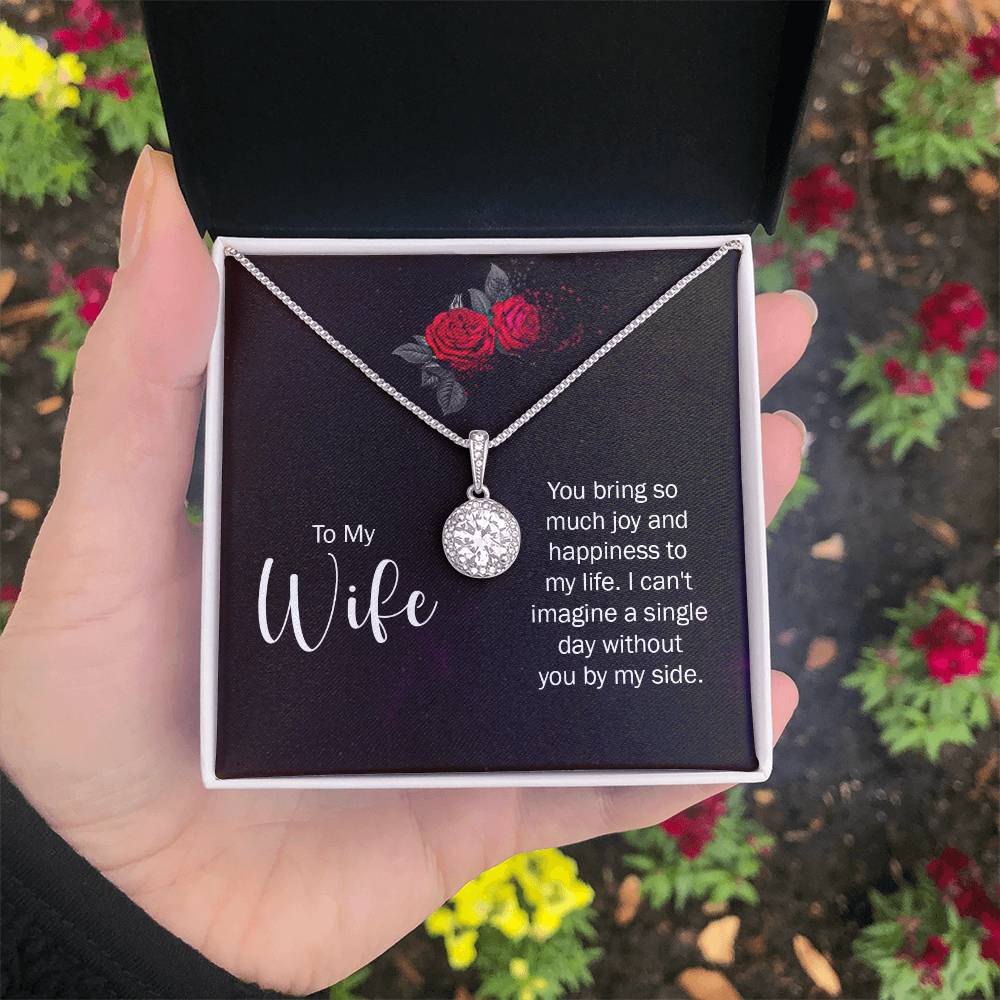 Romantic Gift for Wife from Husband - Meaningful Jewelry for Birthday, Anniversary, Christmas & Valentine’s Day - Eternal Hope Necklace