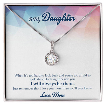 To My Daughter Necklace – Daughter Graduation & Birthday Present – Eternal Hope Necklace
