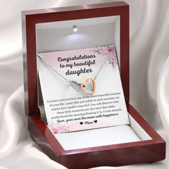 Pregnancy Gift For Daughter, Sentimental Necklace Jewelry, Loving Present From Parents, Encouraging Keepsake For Mom-To-Be