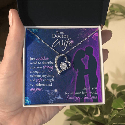 Valentine’s Day Gift for Doctor Wife - Romantic Jewelry from Husband - Forever Love Necklace