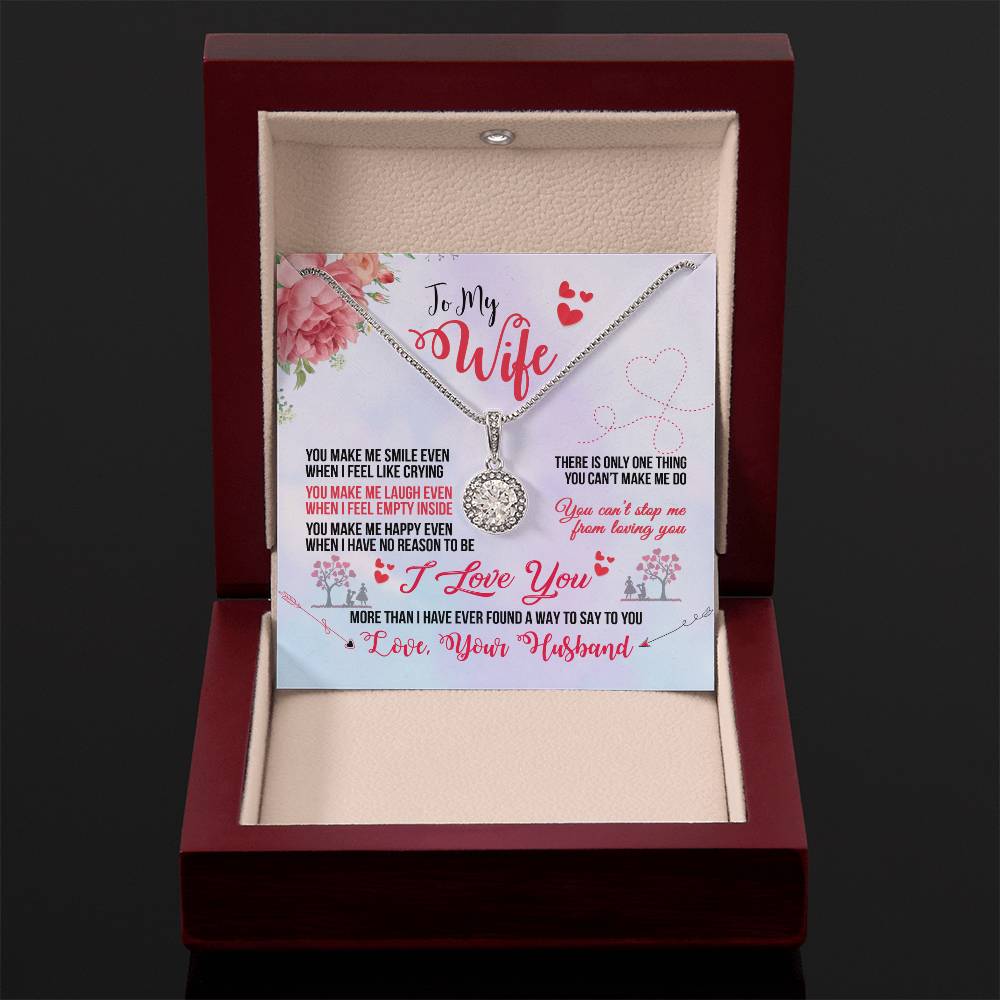 Heartfelt Gift for Wife from Husband - Romantic Jewelry for Special Occasions & Valentine’s Day - Eternal Hope Necklace