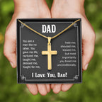 Dad - You are a man like no other - Present for Dad - Artisan Cross Necklace