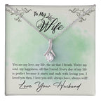 Gift for Wife from Husband - Sentimental Jewelry for Anniversary & Valentine’s Day - Alluring Beauty Necklace