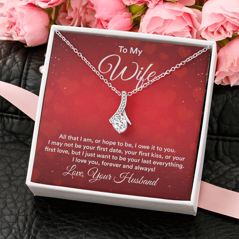 Wife Gift from Husband - Meaningful Jewelry for Valentine’s Day & Special Occasions - Alluring Beauty Necklace