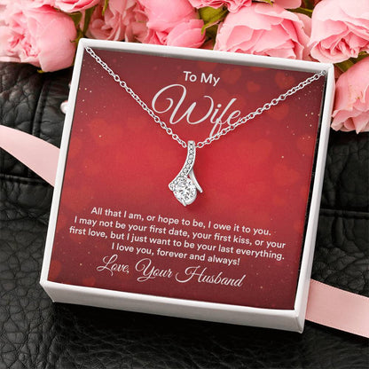 Wife Gift from Husband - Meaningful Jewelry for Valentine’s Day & Special Occasions - Alluring Beauty Necklace