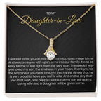 To My Daughter In Law - Alluring Beauty Necklace - Gift for Daughter in Law