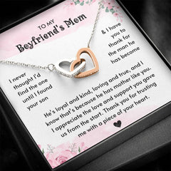 Necklace for Boyfriend’s Mom, Elegant Jewelry Gift, Appreciation Keepsake