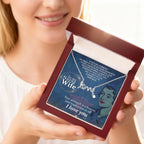 To My Nurse Wife Necklace Gift from Husband - Scripted Love Necklace