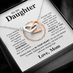Daughter Necklace, Elegant Jewelry for Her, Meaningful Gift of Love, Timeless Keepsake for Special Occasions, To My Daughter