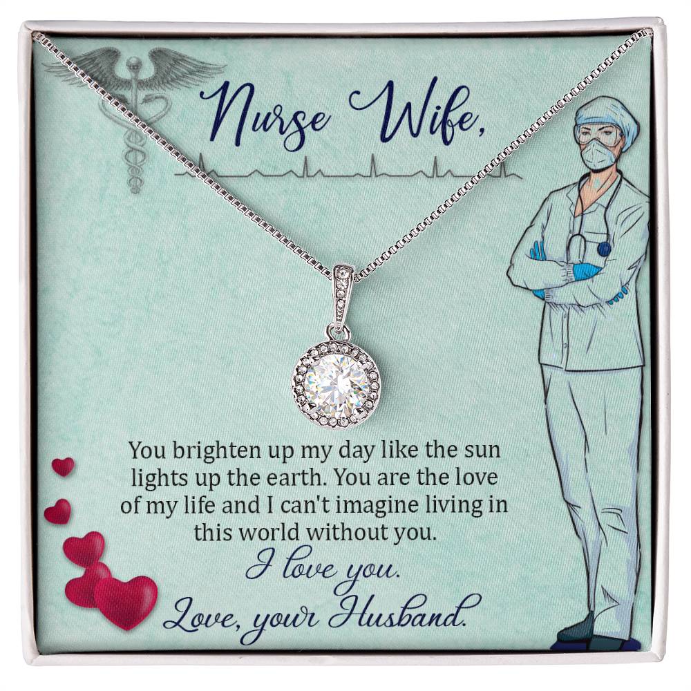 Nurse Wife Present - Eternal Hope Necklace - Gift for Wife from Husband