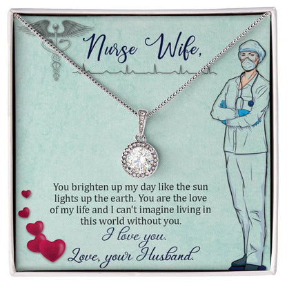 Nurse Wife Present - Eternal Hope Necklace - Gift for Wife from Husband
