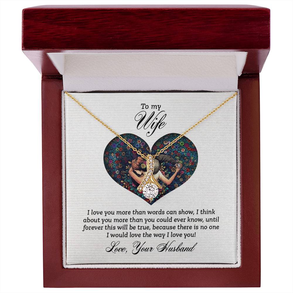 Meaningful Gift for Wife - Heartfelt Jewelry from Husband for Birthday, Anniversary, Valentine’s Day, Christmas - Alluring Beauty Necklace