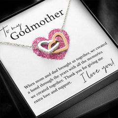Gift for Bonus Mom Necklace, Sentimental Jewelry, Appreciation Keepsake, To My Grandmother