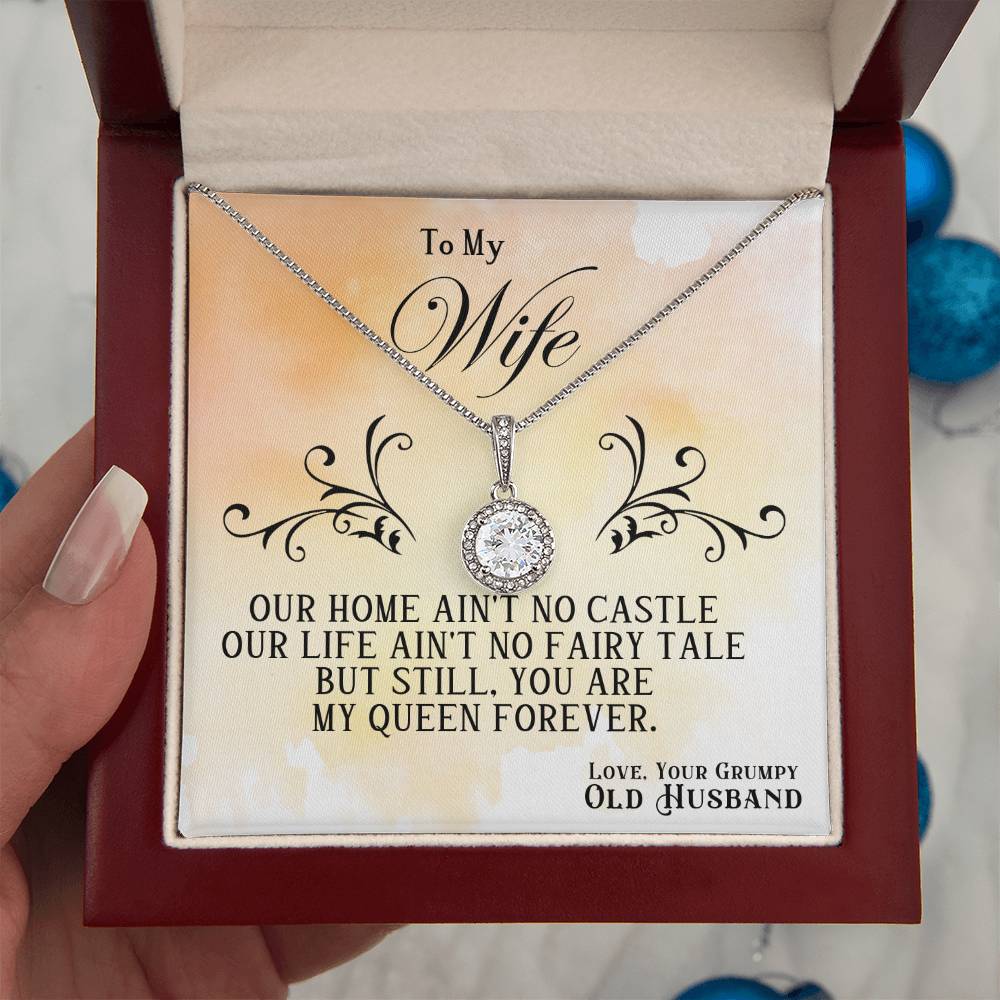 To My Wife Necklace - Best Loving Jewelry Gift for Valentine’s Day, Anniversaries & Romantic Surprises - Eternal Hope Necklace