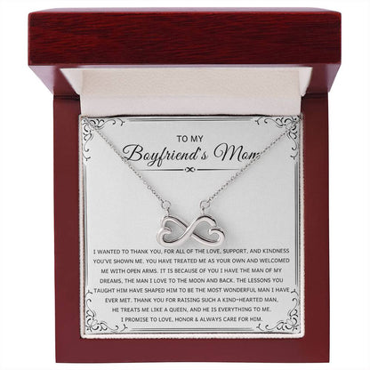 Sentimental Gift for Boyfriend's Mom - I wanted to thank you - Endless Love Necklace