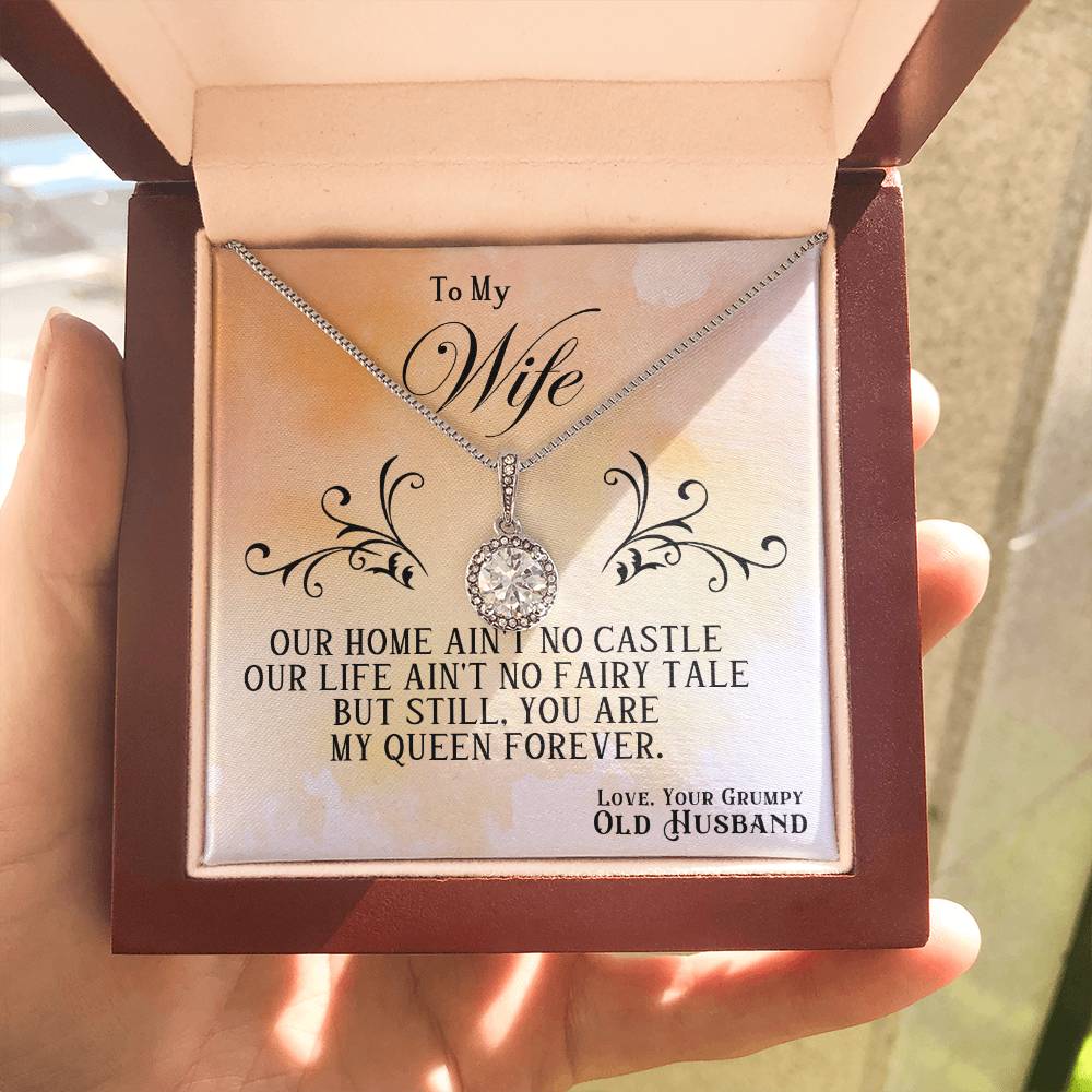 To My Wife Necklace - Best Loving Jewelry Gift for Valentine’s Day, Anniversaries & Romantic Surprises - Eternal Hope Necklace