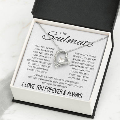 Soulmate Jewelry for Girlfriend - Romantic Necklace for Valentines & Birthdays - Forever Love Necklace