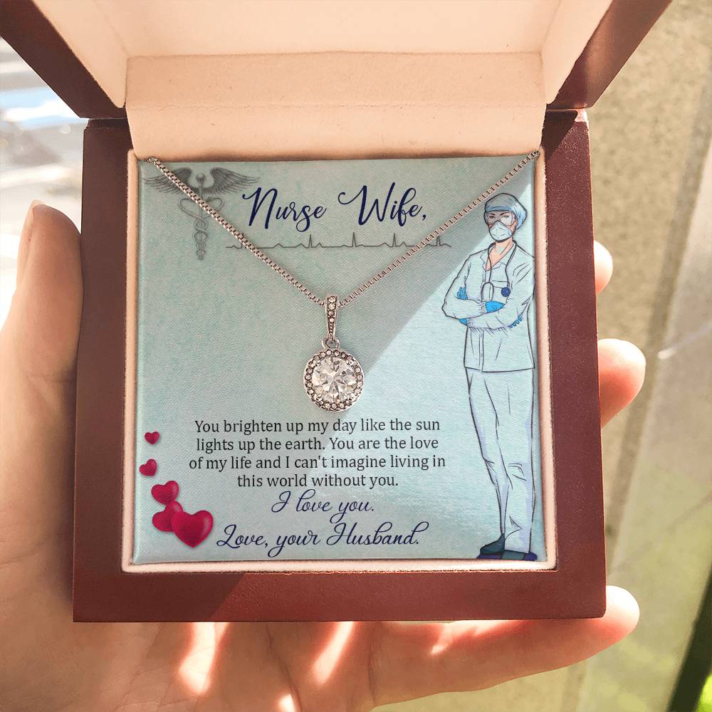 Nurse Wife Present - Eternal Hope Necklace - Gift for Wife from Husband