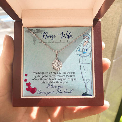 Nurse Wife Present - Eternal Hope Necklace - Gift for Wife from Husband