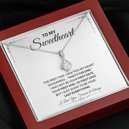 To My Sweetheart Necklace - Gift for Love on Valentine’s Day & Special Days - Alluring Beauty Necklace