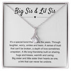 Big Sis & Lil Sis Gift - It's a special bond that spans the years - Gift for Sisters - Alluring Beauty Necklace