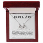 Big Sis & Lil Sis Necklace Gift for Sisters - Endless Love Necklace