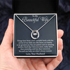 Beautiful Gift for Wife - Romantic Jewelry Gift for Birthday - Lucky In Love Necklace