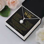 To My Wife Necklace - Husband to Wife Jewelry for Romantic Valentine’s Day, Birthday & Anniversary Gifts - Eternal Hope Necklace