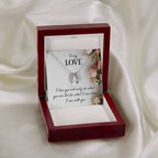 To My Wife Necklace - Meaningful Gift from Husband for Valentine’s Day - Lucky In Love Necklace