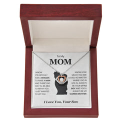 To My Mom Necklace - Meaningful Jewelry for Mom, Thoughtful Necklace from Children