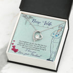 To my nurse Wife Gift from Husband - Forever Love Necklace