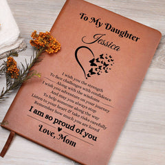 Gifts for Daughter, Notebook Gift for Daughter, Inspiring Journal With Loving Message, To My Daughter