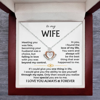 Love Gift for Wife from Husband - Sentimental Jewelry for Valentine’s Day, Anniversary, Birthday & Christmas - Crown Pendant Necklace