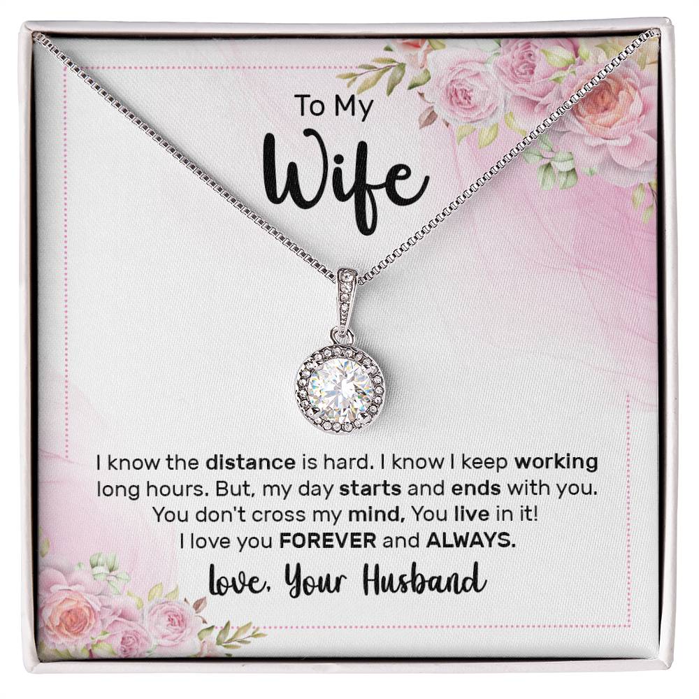Wife Birthday Gift from Husband - Romantic Jewelry for Valentine’s Day & Anniversaries - Eternal Hope Necklace