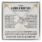 Gift for Girlfriend Necklace - Romantic Jewelry for Valentine’s Day, Birthday & Special Relationship Moments - Love Knot Necklace