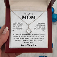 Timeless Jewelry for Mom, Heartfelt Necklace Gift for Mother’s Day, To My Dear Mom