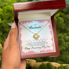 Anniversary Necklace, Loving Gift for Her, Celebrate Your Journey, Special Memories & Endless Bond, To My Soulmate