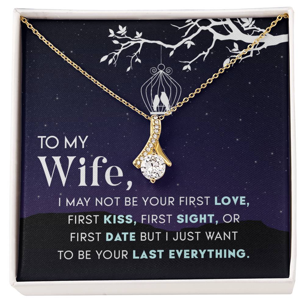 Gift for Wife - Sentimental Jewelry from Husband for Birthday, Valentine’s Day & Holidays - Alluring Beauty Necklace