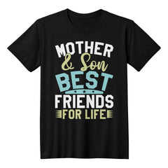 Mother and Son Best Friends T-Shirt, Fun Mother Son Gift, Matching Tee for Bonding