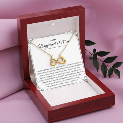 Sentimental Gift for Boyfriend's Mom - I wanted to thank you - Endless Love Necklace