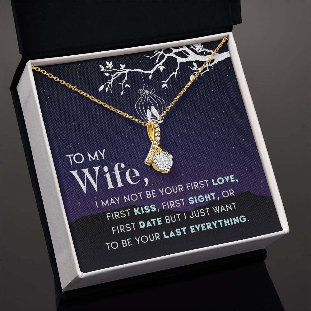 Gift for Wife - Sentimental Jewelry from Husband for Birthday, Valentine’s Day & Holidays - Alluring Beauty Necklace