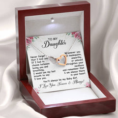 Elegant Heart Necklace For Daughter, Meaningful Mother’s Day Jewelry Gift, Symbol Of Love, To My Daughter